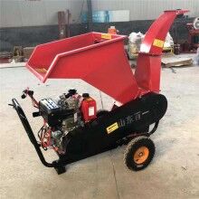 臥式碎枝機 電動樹枝粉碎機 汽油木材打碎機