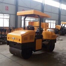 液壓振動壓路機 雙鋼輪壓實機 3T壓土機